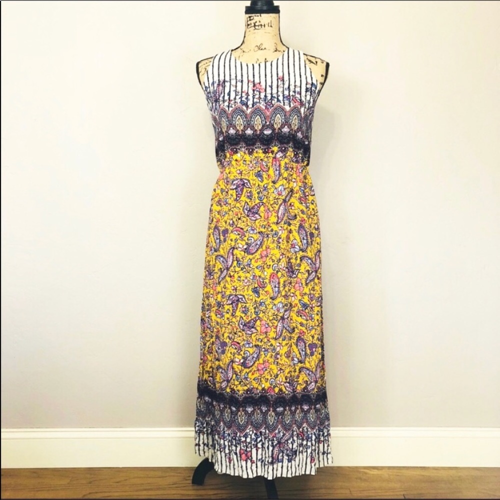 Lucky Brand Floral Midi Dress Size M - Picture 2 of 8